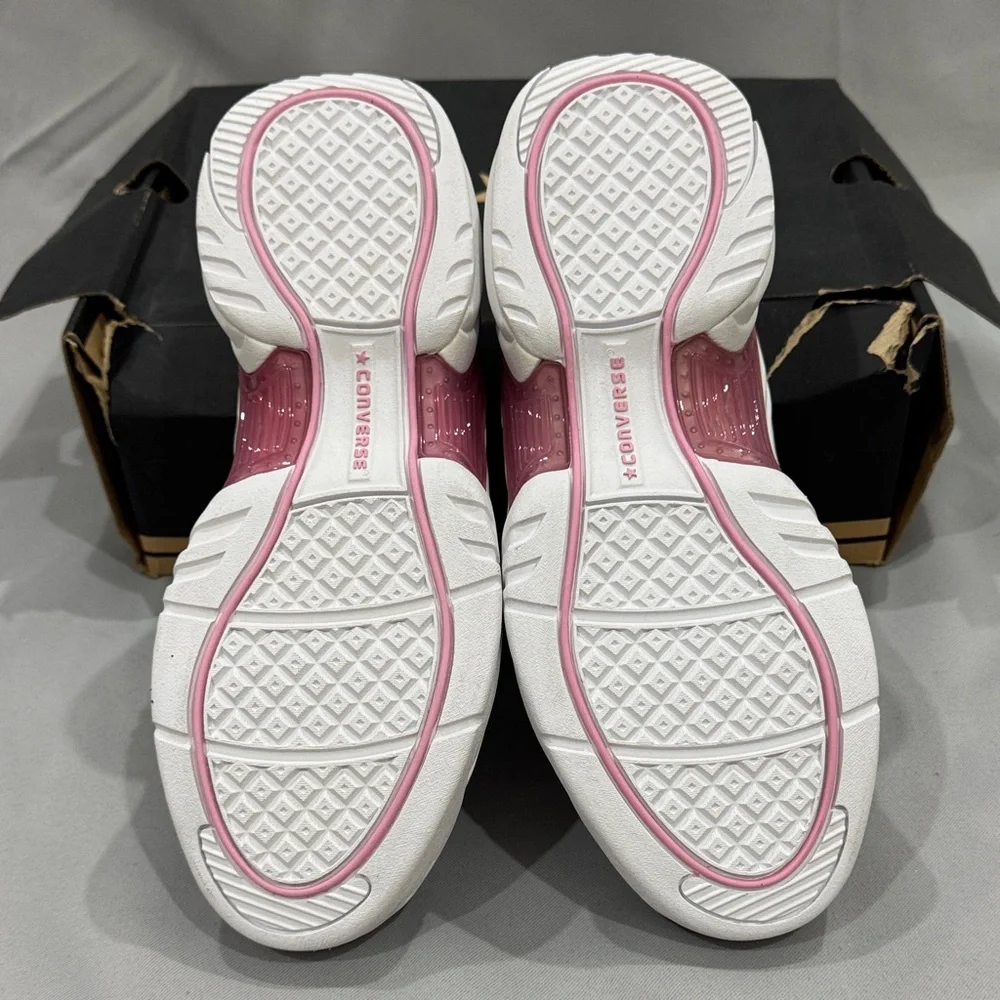 Vintage Converse Women’s Sneakers – Size 9 – White & Pink – NWB - Deadstock - Picture 7 of 11